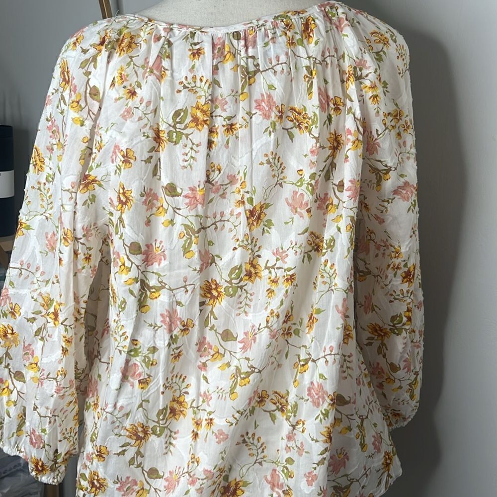 Hester and Orchard Women’s XL Hester & Orchard Floral Longsleeve Blouse - Picture 6 of 6